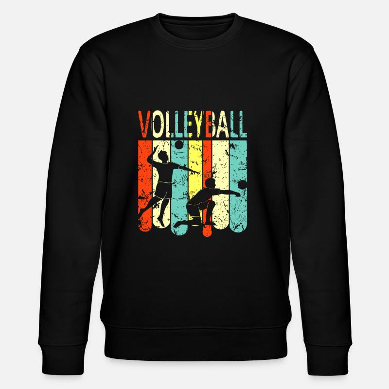 Volley-ball - Sweat bio CHANGER Stanley/Stella Unisexe - noir