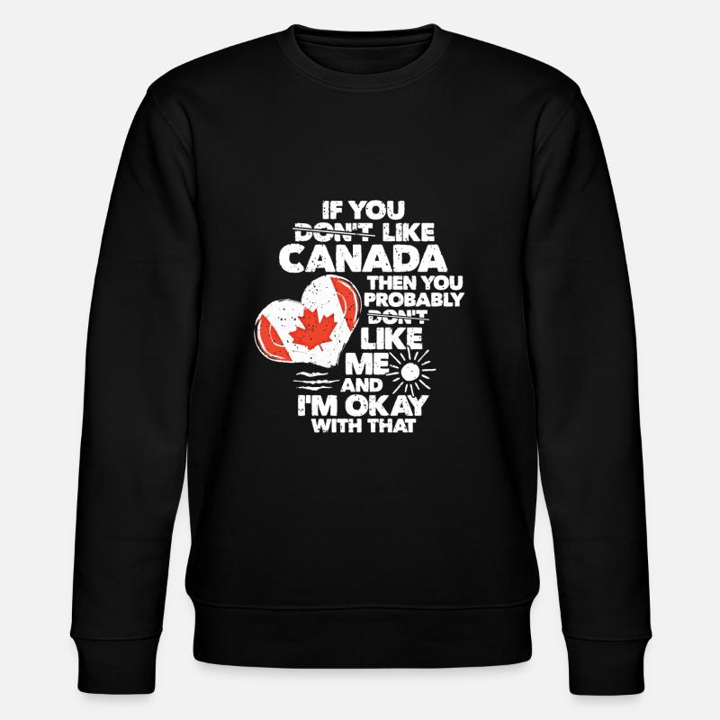 Canada - Sweat bio CHANGER Stanley/Stella Unisexe - noir