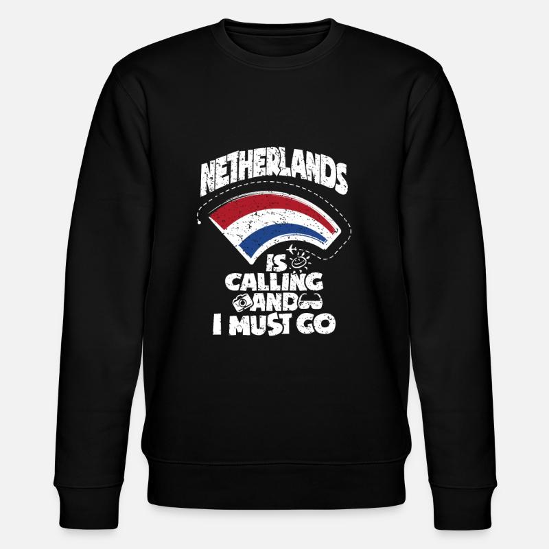 Netherlands - Stanley/Stella CHANGER Unisex Organic Sweatshirt - black