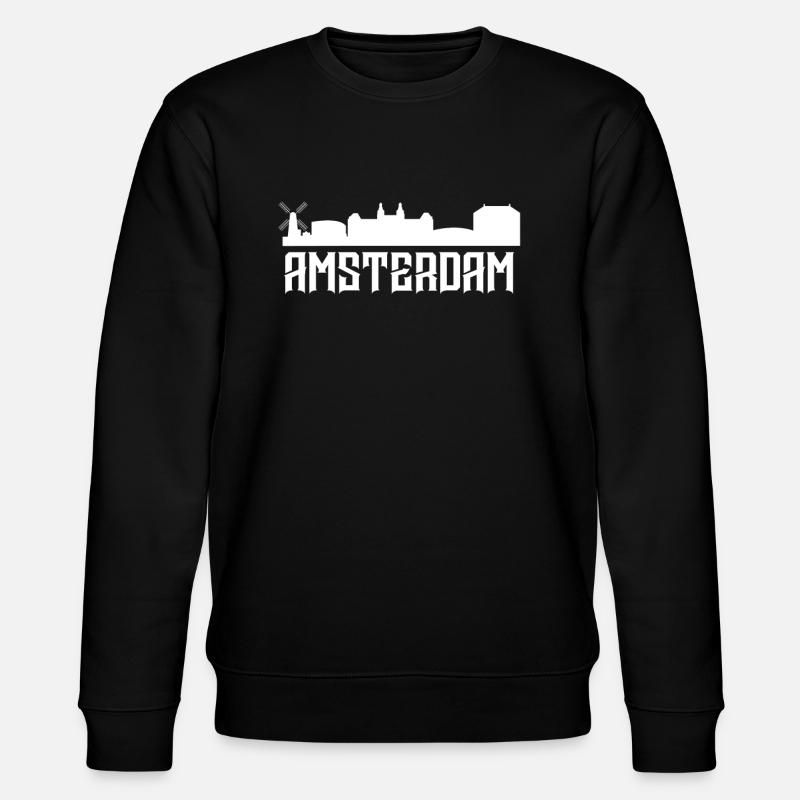Amsterdam - Stanley/Stella Unisex Bio-Sweatshirt CHANGER  - Schwarz