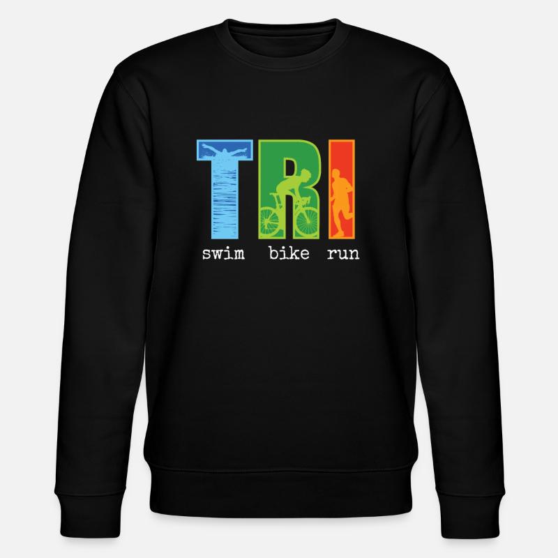 Triathlon - Sweat bio CHANGER Stanley/Stella Unisexe - noir