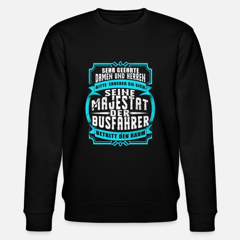 Busfahrer - Stanley/Stella Unisex Bio-Sweatshirt CHANGER - Schwarz