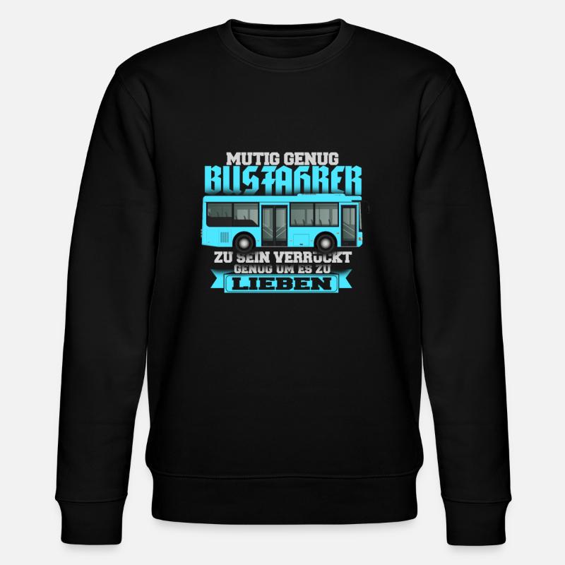 Busfahrer - Stanley/Stella Unisex Bio-Sweatshirt CHANGER  - Schwarz