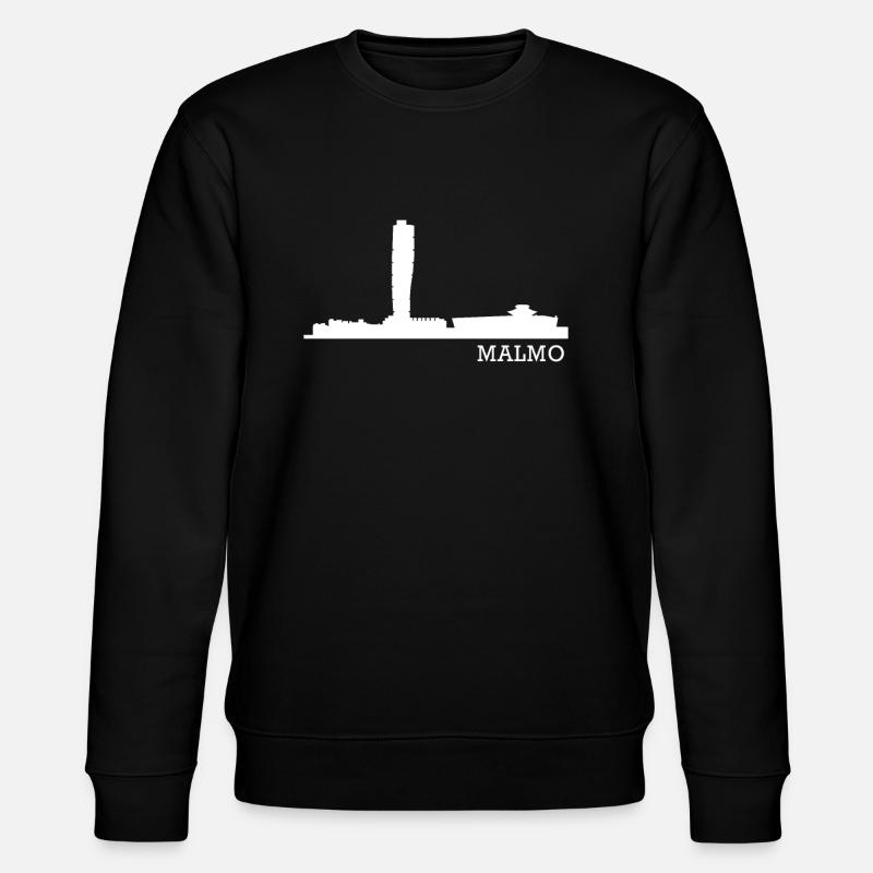 Malmö - Stanley/Stella Unisex Bio-Sweatshirt CHANGER  - Schwarz
