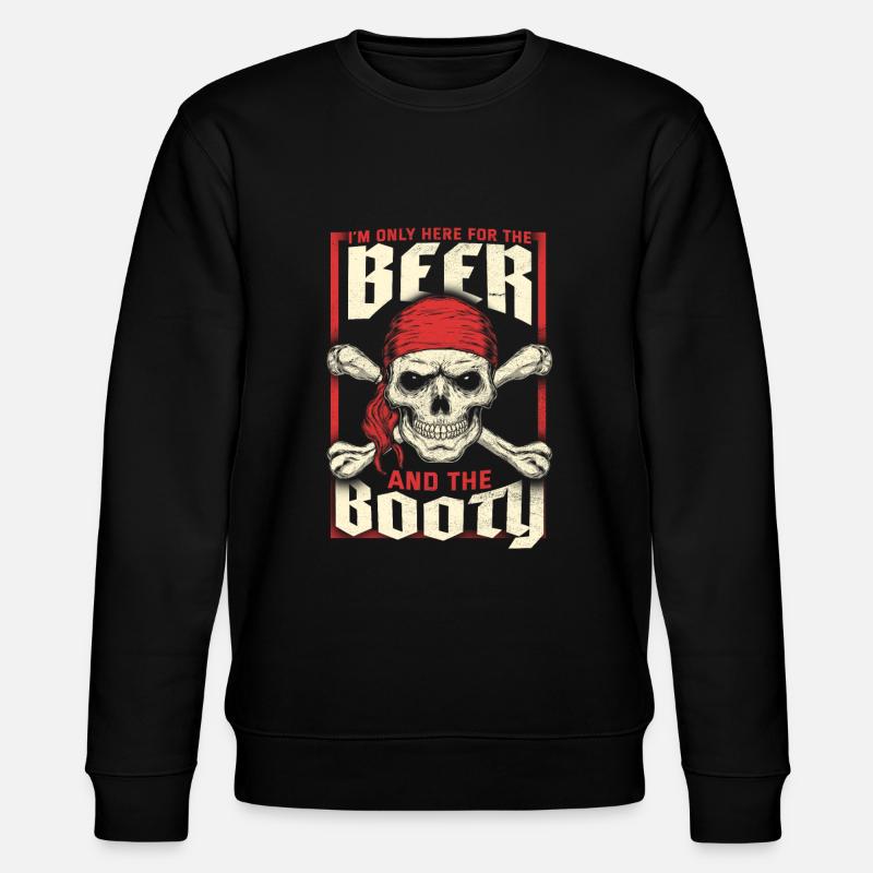 pirate - Sweat bio CHANGER Stanley/Stella Unisexe - noir