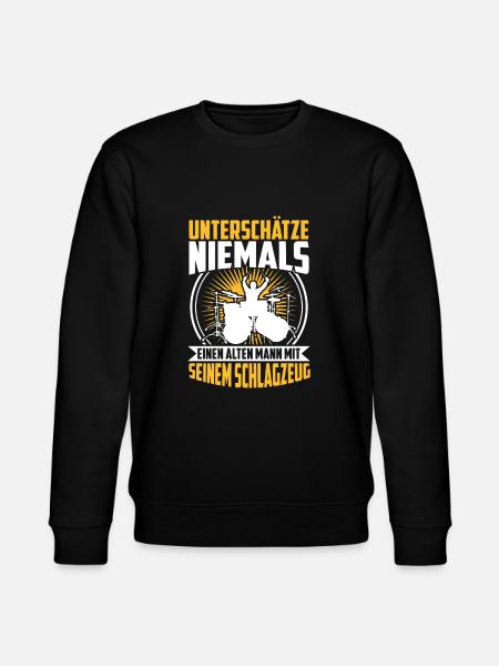 Drums - Stanley/Stella CHANGER Unisex Organic Sweatshirt - black