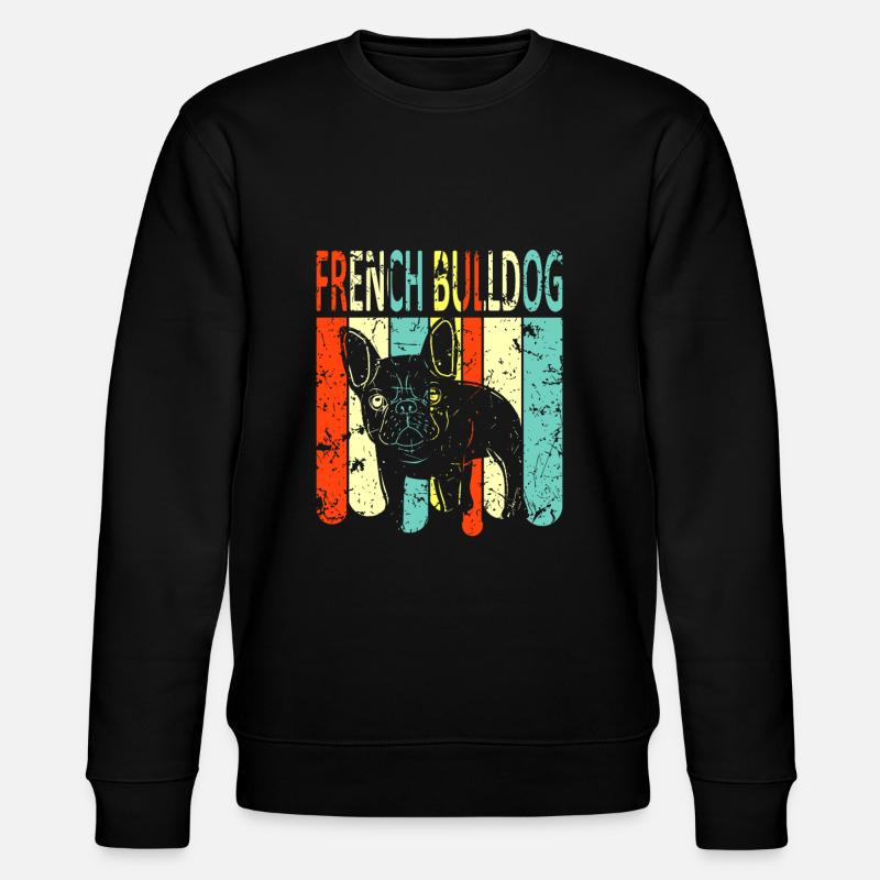 Bouledogue français - Sweat bio CHANGER Stanley/Stella Unisexe - noir