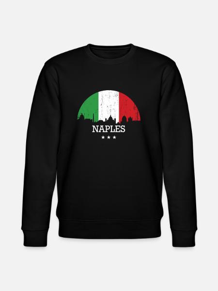 Naples Italy - Stanley/Stella CHANGER Unisex Organic Sweatshirt - black