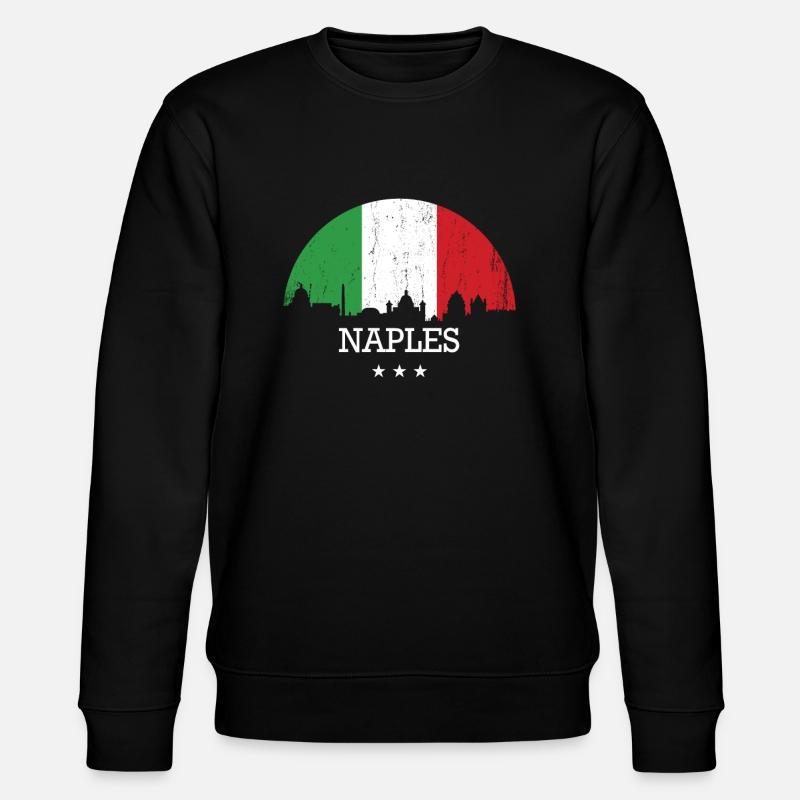 Naples Italie - Sweat bio CHANGER Stanley/Stella Unisexe - noir
