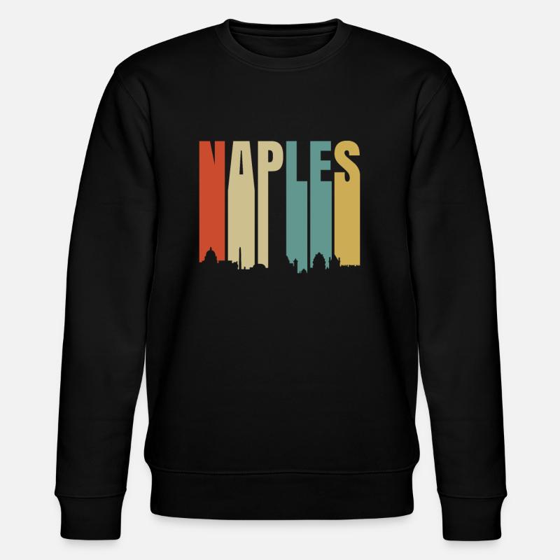 Naples Italy - Stanley/Stella CHANGER Unisex Organic Sweatshirt - black