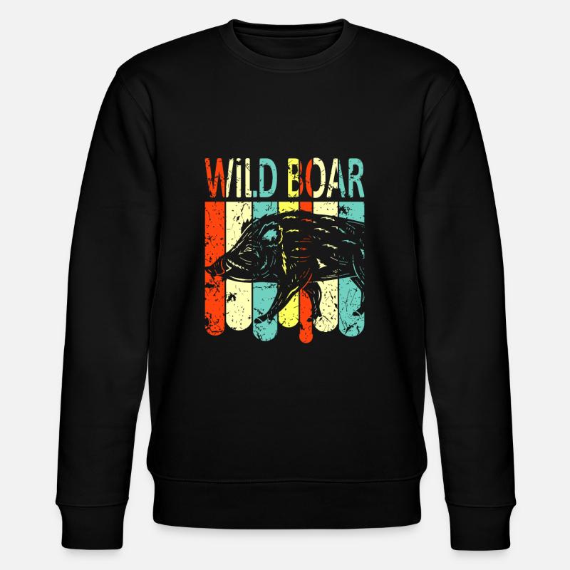 Sanglier - Sweat bio CHANGER Stanley/Stella Unisexe - noir