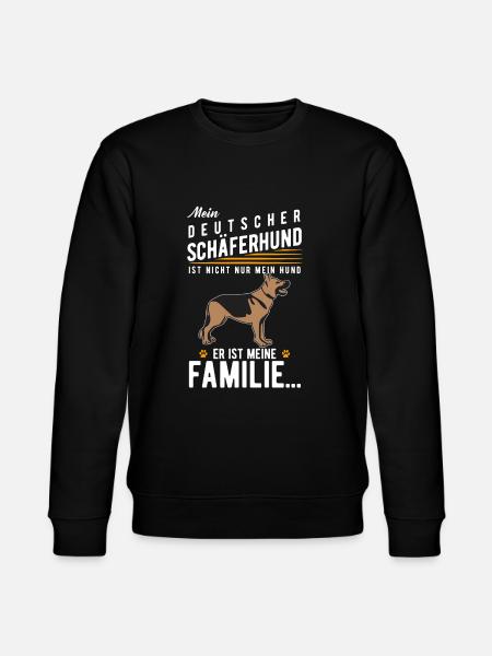 Deutscher Schäferhund - Stanley/Stella Unisex Bio-Sweatshirt CHANGER  - Schwarz