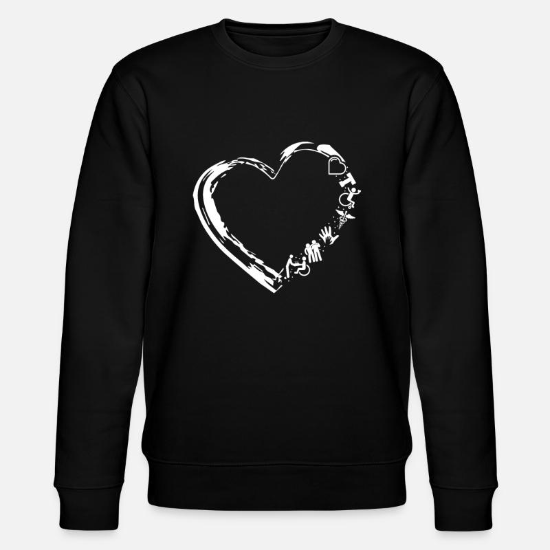 Ergotherapie Ergotherpistin Geschenk - Stanley/Stella Unisex Bio-Sweatshirt CHANGER  - Schwarz