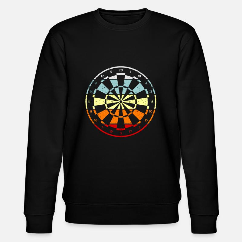 Darts - Stanley/Stella CHANGER Unisex Organic Sweatshirt - black