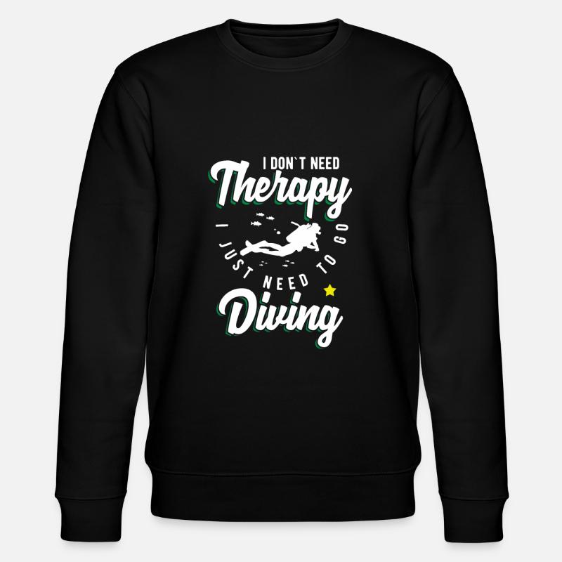 dive - Stanley/Stella CHANGER Unisex Organic Sweatshirt - black