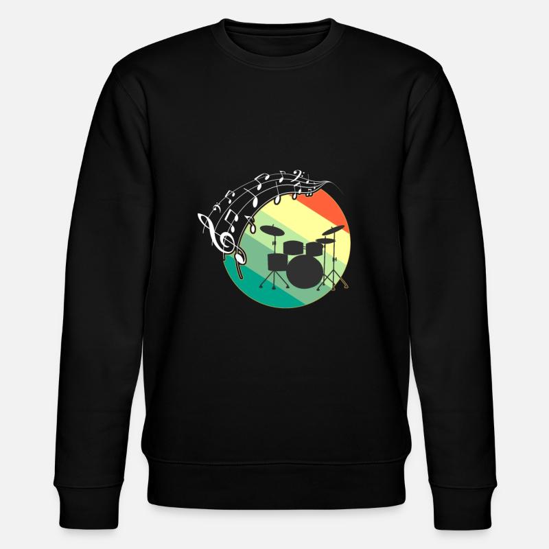 Batterie - Sweat bio CHANGER Stanley/Stella Unisexe - noir