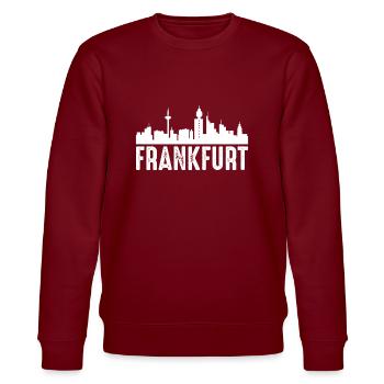 Francfort - Sweat bio CHANGER Stanley/Stella Unisexe - bordeaux - Devant - Nik (191cm) & Marisol (170cm)