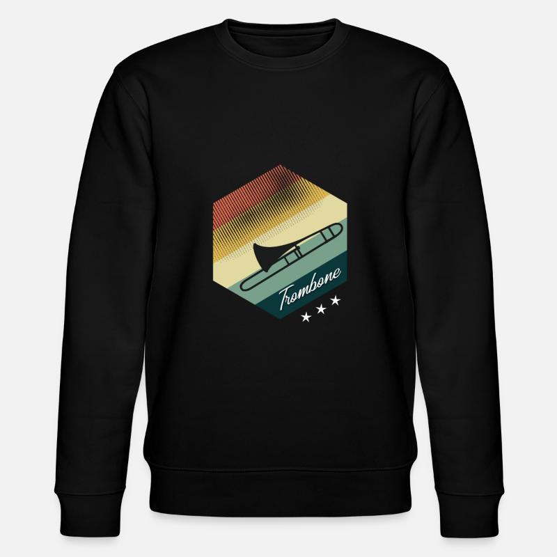 trombone - Sweat bio CHANGER Stanley/Stella Unisexe - noir