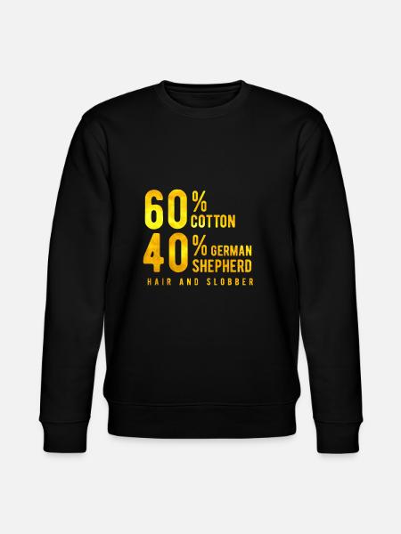 German shepherd dog - Stanley/Stella CHANGER Unisex Organic Sweatshirt - black
