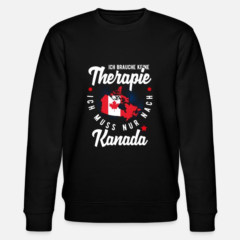 Kanada - Stanley/Stella Unisex Bio-Sweatshirt CHANGER  - Schwarz