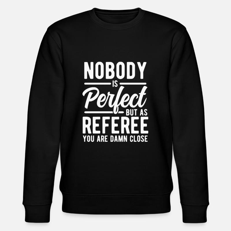 referee - Stanley/Stella CHANGER Unisex Organic Sweatshirt - black