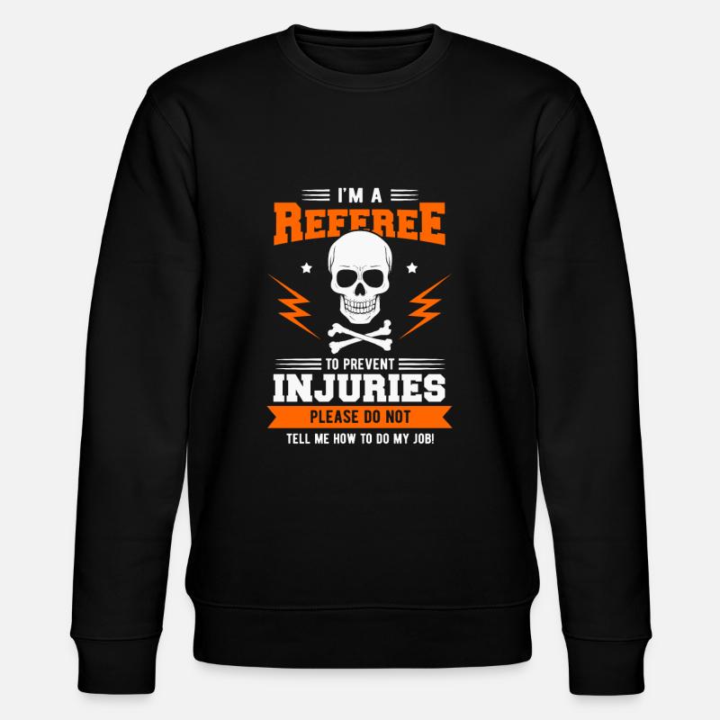 Schiedsrichter - Stanley/Stella Unisex Bio-Sweatshirt CHANGER  - Schwarz