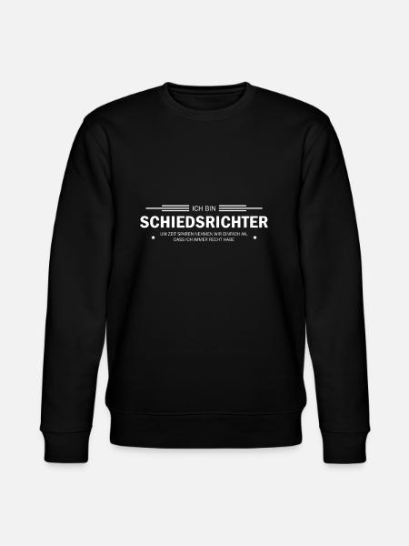 Schiedsrichter - Stanley/Stella Unisex Bio-Sweatshirt CHANGER - Schwarz