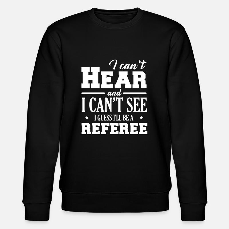 referee - Stanley/Stella CHANGER Unisex Organic Sweatshirt - black