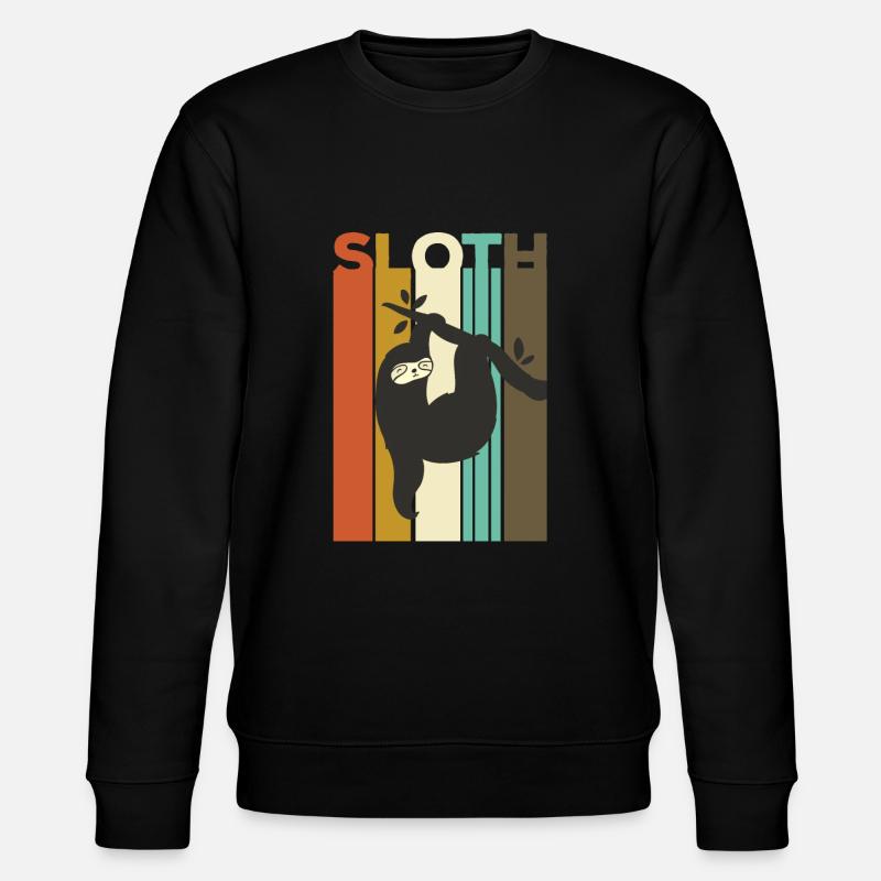 Sloth - Stanley/Stella CHANGER Unisex Organic Sweatshirt - black