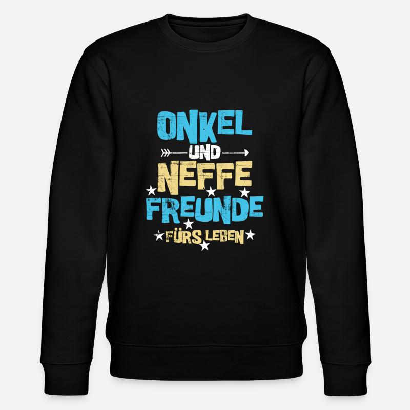 Onkel - Stanley/Stella Unisex Bio-Sweatshirt CHANGER  - Schwarz