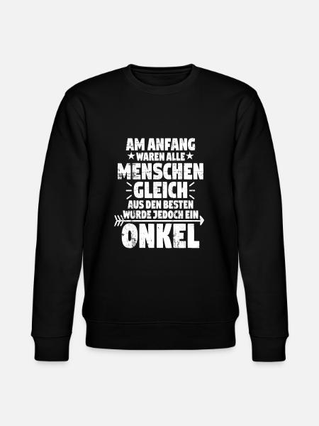 Onkel - Stanley/Stella Unisex Bio-Sweatshirt CHANGER - Schwarz