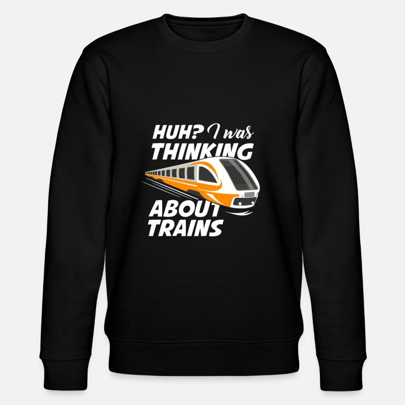 Train trains train modèle - Sweat bio CHANGER Stanley/Stella Unisexe - noir
