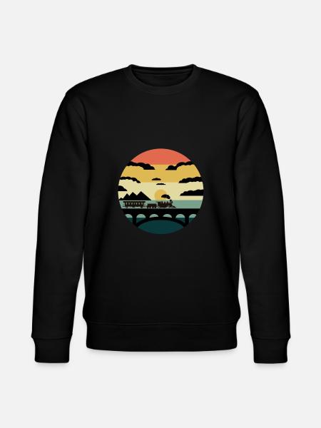 Train trains train modèle - Sweat bio CHANGER Stanley/Stella Unisexe - noir