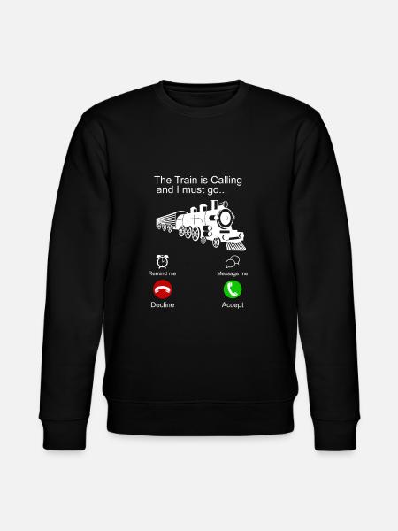 Train trains train modèle - Sweat bio CHANGER Stanley/Stella Unisexe - noir