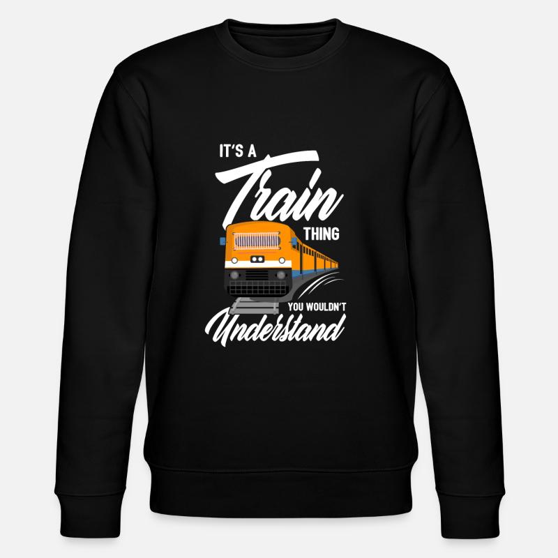 Train trains train modèle - Sweat bio CHANGER Stanley/Stella Unisexe - noir