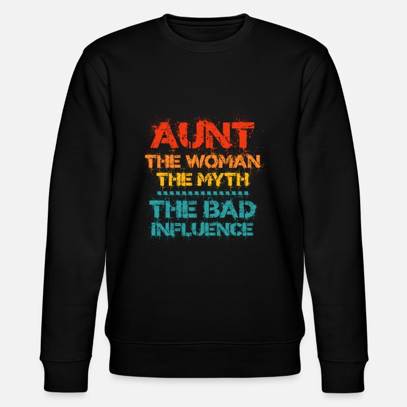 Tante - Stanley/Stella Unisex Bio-Sweatshirt CHANGER  - Schwarz