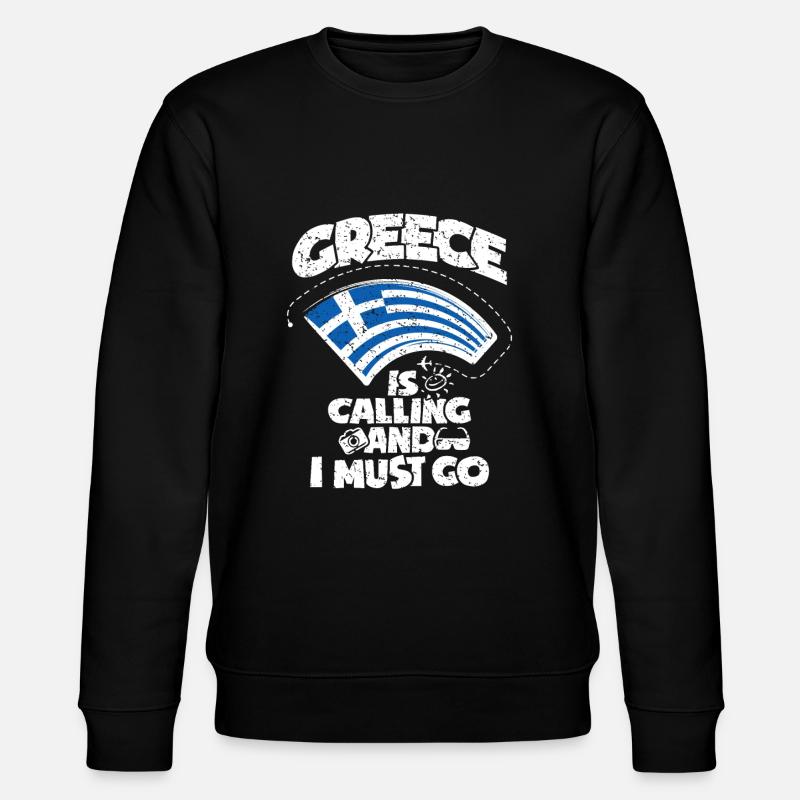 Greece - Stanley/Stella CHANGER Unisex Organic Sweatshirt - black