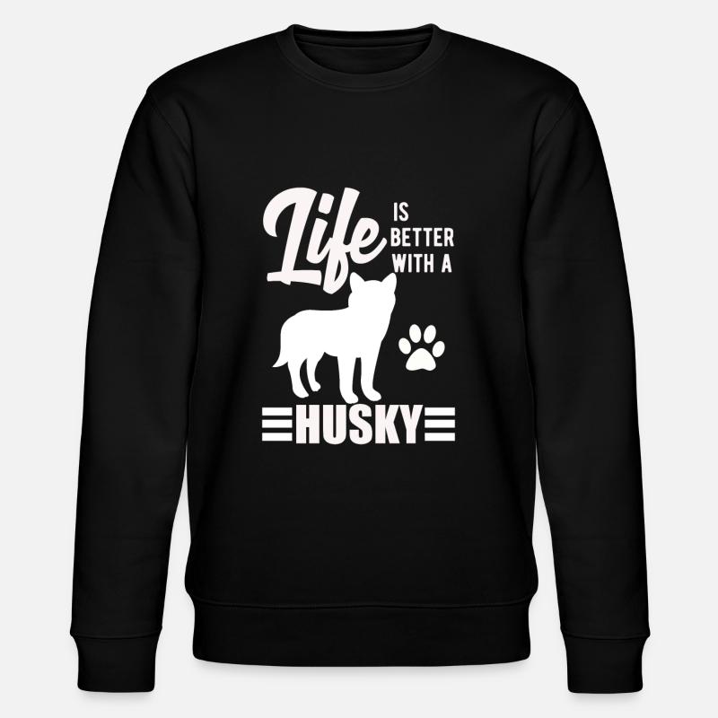 Husky - Stanley/Stella CHANGER Unisex Organic Sweatshirt - black