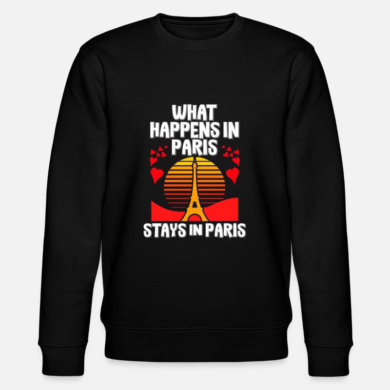 Paris - Sweat bio CHANGER Stanley/Stella Unisexe - noir