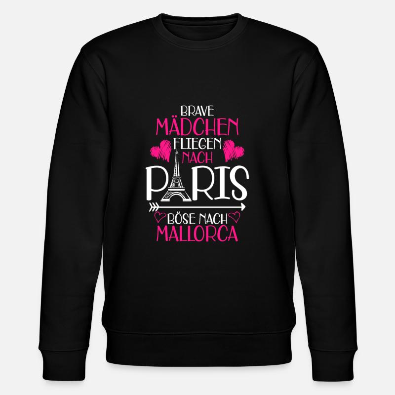 Mallorca - Stanley/Stella Unisex Bio-Sweatshirt CHANGER  - Schwarz