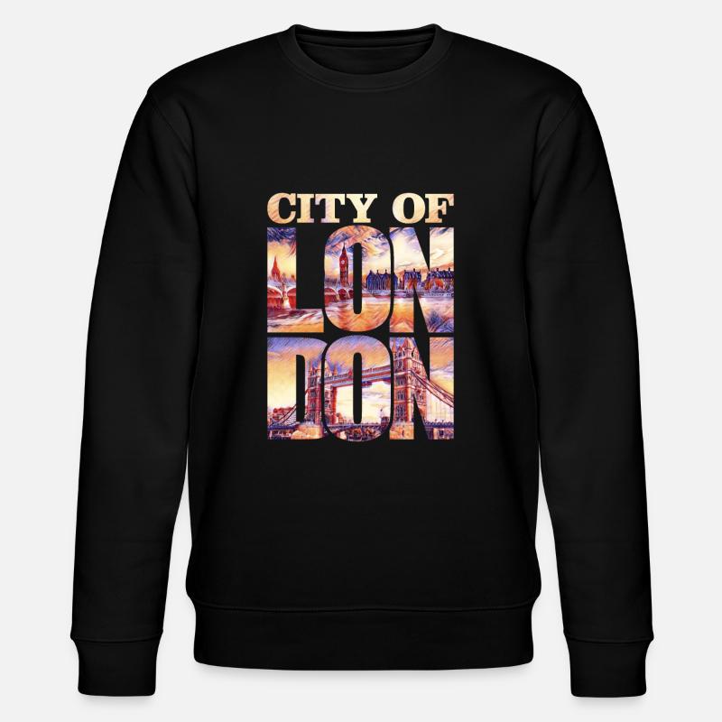 Londres - Sweat bio CHANGER Stanley/Stella Unisexe - noir