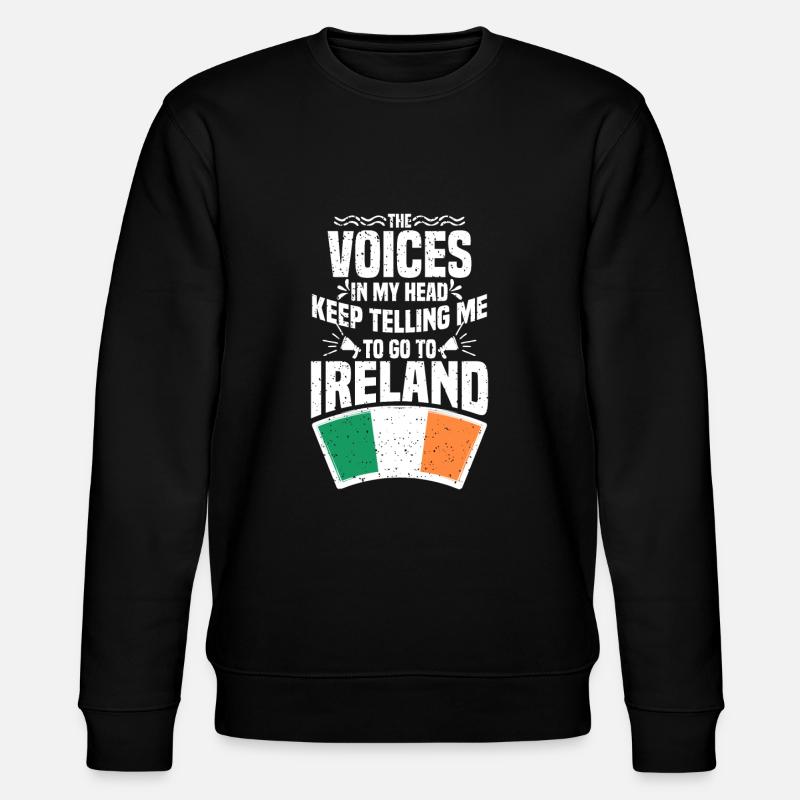 Irlande - Sweat bio CHANGER Stanley/Stella Unisexe - noir