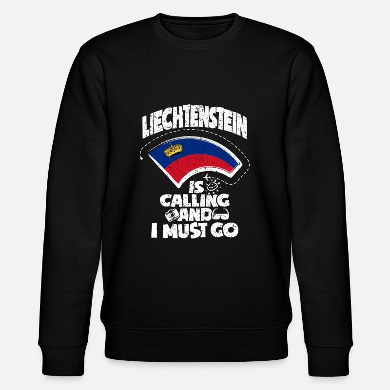 Liechtenstein - Stanley/Stella Unisex Bio-Sweatshirt CHANGER  - Schwarz