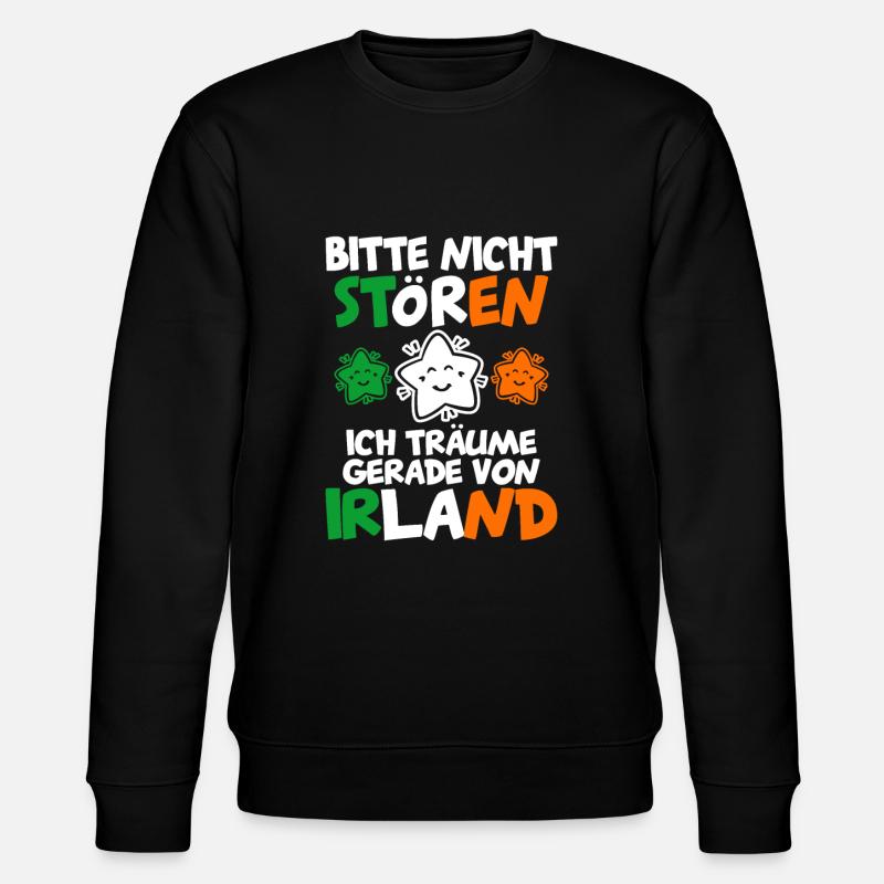 Irland - Stanley/Stella Unisex Bio-Sweatshirt CHANGER - Schwarz
