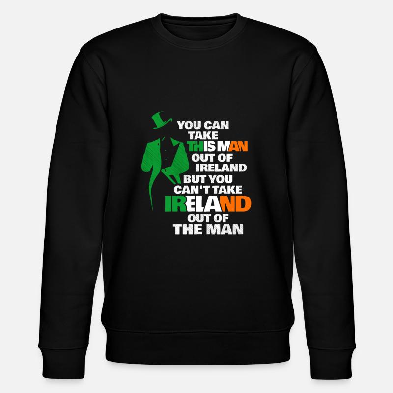 Ireland - Stanley/Stella CHANGER Unisex Organic Sweatshirt - black