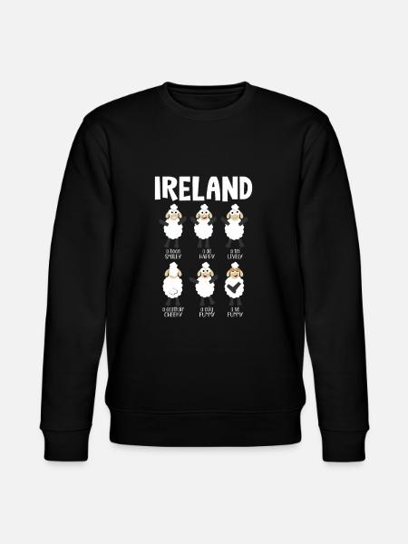 Irland - Stanley/Stella Unisex Bio-Sweatshirt CHANGER - Schwarz