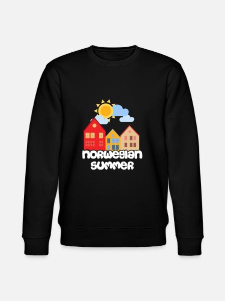 Norwegen - Stanley/Stella Unisex Bio-Sweatshirt CHANGER - Schwarz