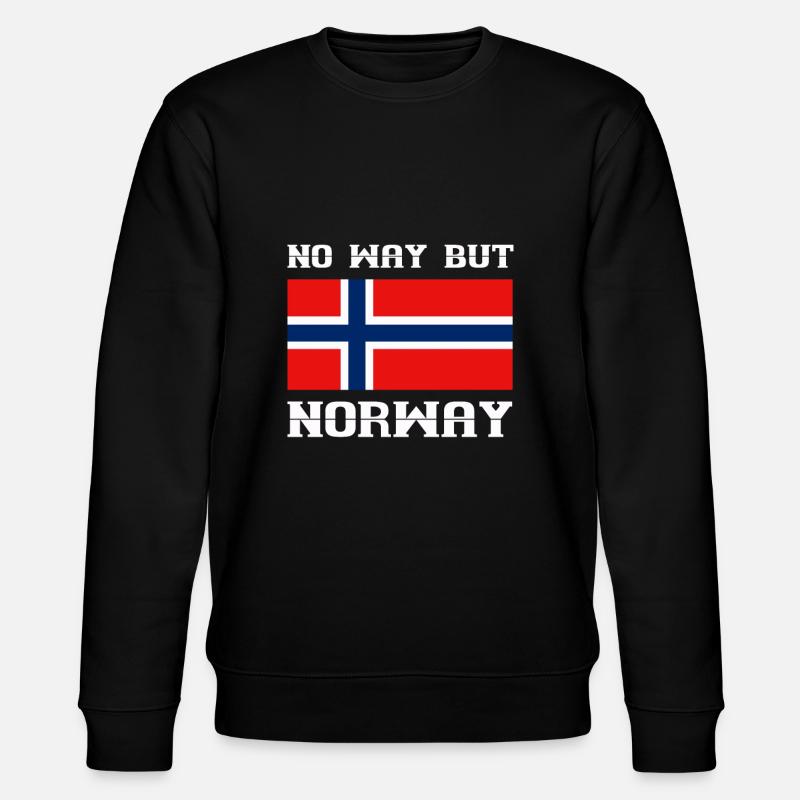 Norwegen - Stanley/Stella Unisex Bio-Sweatshirt CHANGER  - Schwarz