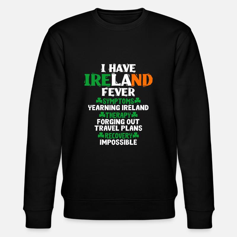 Ireland - Stanley/Stella CHANGER Unisex Organic Sweatshirt - black