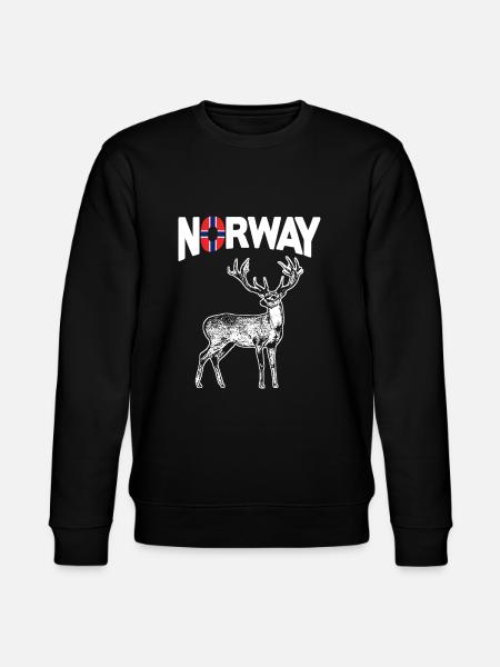 Norwegen - Stanley/Stella Unisex Bio-Sweatshirt CHANGER  - Schwarz